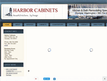 Tablet Screenshot of harborcabinets.com